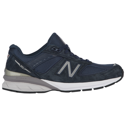 

New Balance Mens New Balance 990v5 - Mens Shoes Navy/Silver Size 07.5