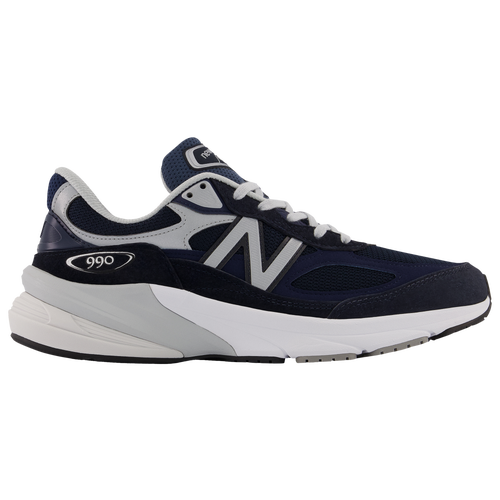 

New Balance Mens New Balance 990 V6 - Mens Running Shoes White/Navy Size 9.5