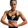 Nike Indy Logo Bra - Nike White/Black
