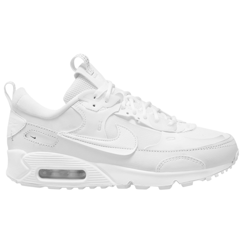 

Nike Womens Nike Air Max 90 Futura - Womens Running Shoes White/Black Size 06.0