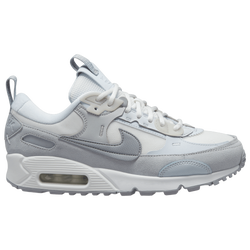 Women's - Nike Air Max 90 Futura - Summit White/Wolf Gray/Pure Platinum