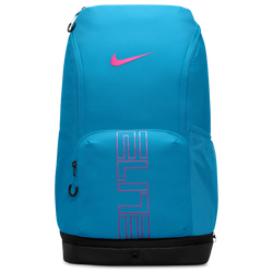 Adult - Nike Varsity Elite Backpack - Black/Laser Fuchsia/Lt Current Blue