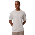 Jordan Brooklyn LSR Graphic Short Sleeve Crew - Jordan Red/Tan