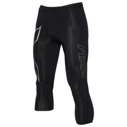 Men's - 2XU Core Compression 3/4 Tights - Black/Silver