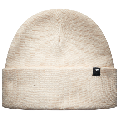 

LCKR Mens LCKR Stowe Knit Beanie - Mens Chalk Size One Size