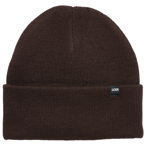 

LCKR Mens LCKR Stowe Knit Beanie - Mens Dark Cola Size One Size