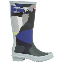 Girls' Preschool - Hunter Boots OG Glacial - Blue/Grey