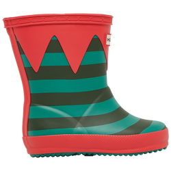 Boys' Toddler - Hunter Boots First Classic Elf Boots - Green/Red