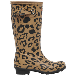 Girls' Preschool - Hunter Boots OG Classic Leopard Boots  - Brown/Black