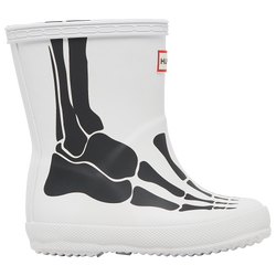 Boys' Toddler - Hunter Boots First Classic Skeleton  - White/Black