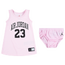 Jordan Jersey Dress - Girls' Infant Pink/Black