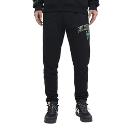 Men's - Pro Standard Bucks Logo Sweatpants - Black/Black