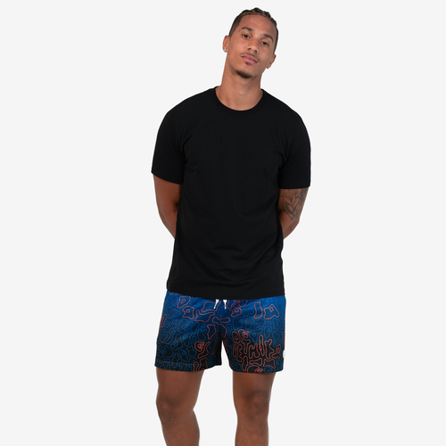 

Ethika Mens Ethika Basketball Shorts - Mens Orange/Blue Size XL