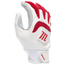 Marucci Signature Batting Gloves - Adult White/Red