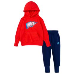 Boys' Toddler - Nike G4G FT Pullover Pants Set - Blue Void/Black