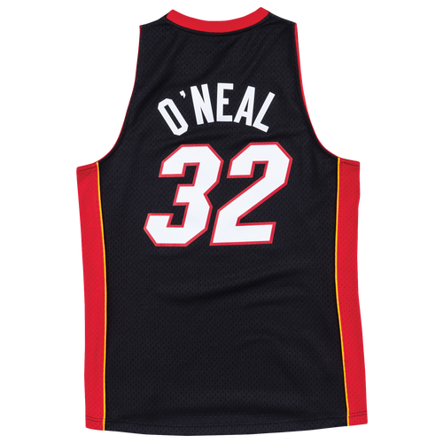 

Mitchell & Ness Mens Shaquille O'neal Mitchell & Ness Heat Swingman Jersey - Mens Black Size S