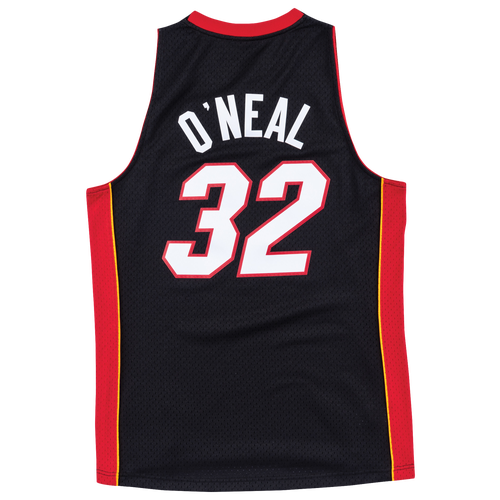 

Mitchell & Ness Mens Shaquille O'neal Mitchell & Ness Heat Swingman Jersey - Mens Black Size XL