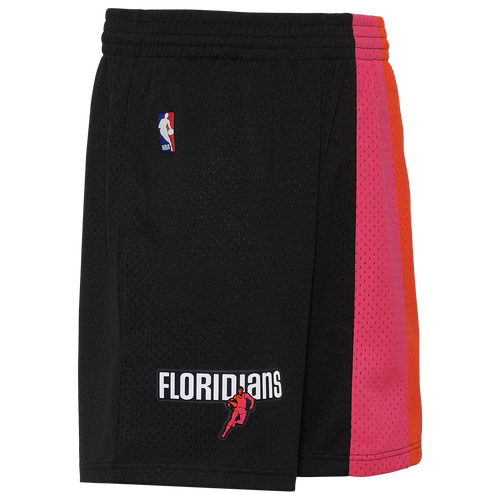 

Mitchell & Ness Mens Miami Heat Mitchell & Ness Heat Swingman Shorts - Mens Black Size XL