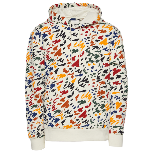 

LCKR Mens LCKR Pullover Hoodie - Mens Multi/White Size XL