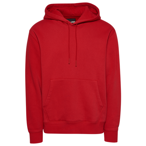 Lckr Mens  Pullover Hoodie In Red/red