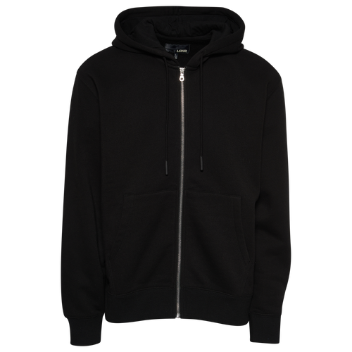 Lckr Mens  Zip Hoodie In Black/black