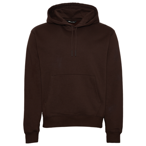MENS - LCKR Based Fleece Pullover Hoodie - Coffee Bean