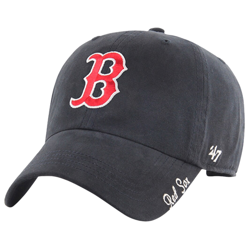 47 Brand Womens Boston Red Sox  Red Sox Miata Clean Up Adjustable Hat In Navy
