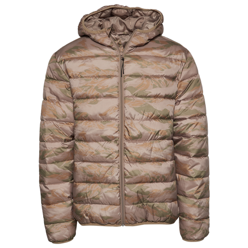 

LCKR Mens LCKR Puffer Jacket - Mens Multi/Brown Size L