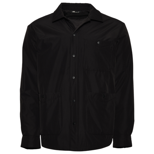 

LCKR Mens LCKR Highland Chore Shacket - Mens Black Size S