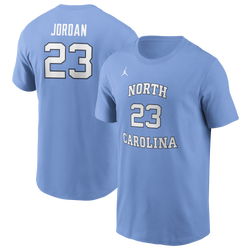 Men's - Jordan UNC Name & Number T-Shirt - Valor Blue