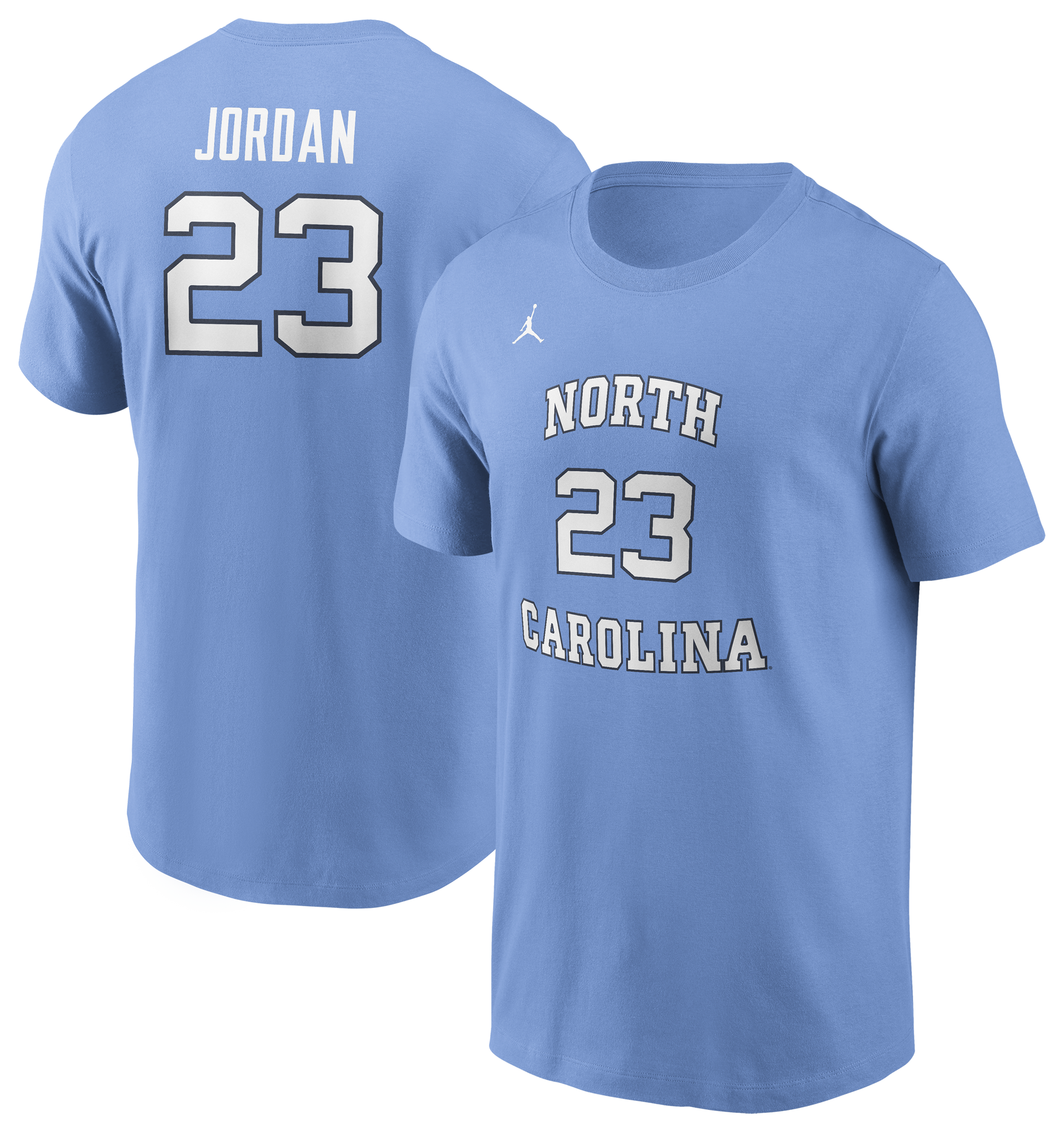Jordan UNC Name & Number T-Shirt - Men's