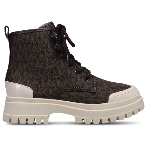 

Girls Michael Kors Michael Kors Payton - Girls' Grade School Shoe Brown/Vanilla Size 01.0