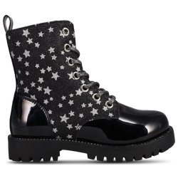 Girls' Preschool - Michael Kors Kalina Combat Boot - Silver/Black