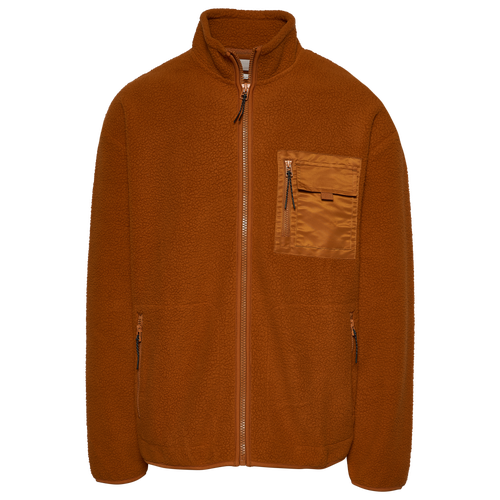 

LCKR Mens LCKR Zip Fleece - Mens Brown/Brown Size S