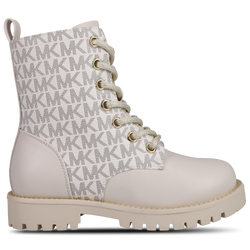 Girls' Preschool - Michael Kors Kalina Combat Boot - Vanilla