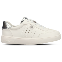 Girls' Grade School - Michael Kors Jem Scotty - White Nappa/Silver Metallic