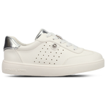 White Nappa/Silver Metallic