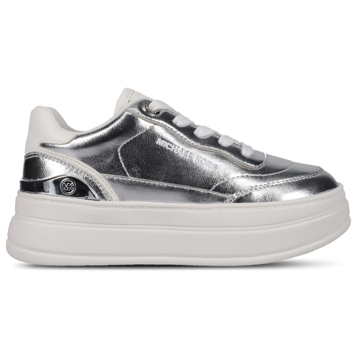  - Michael Kors Hayes - Silver Tumbled Metal/White Nappa