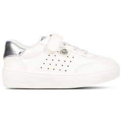 Girls' Toddler - Michael Kors Jem Scotty - White Nappa/Silver Metallic