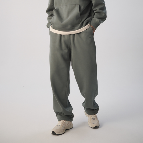 Shop Lckr Mens  Open Hem Sweatpants In Green