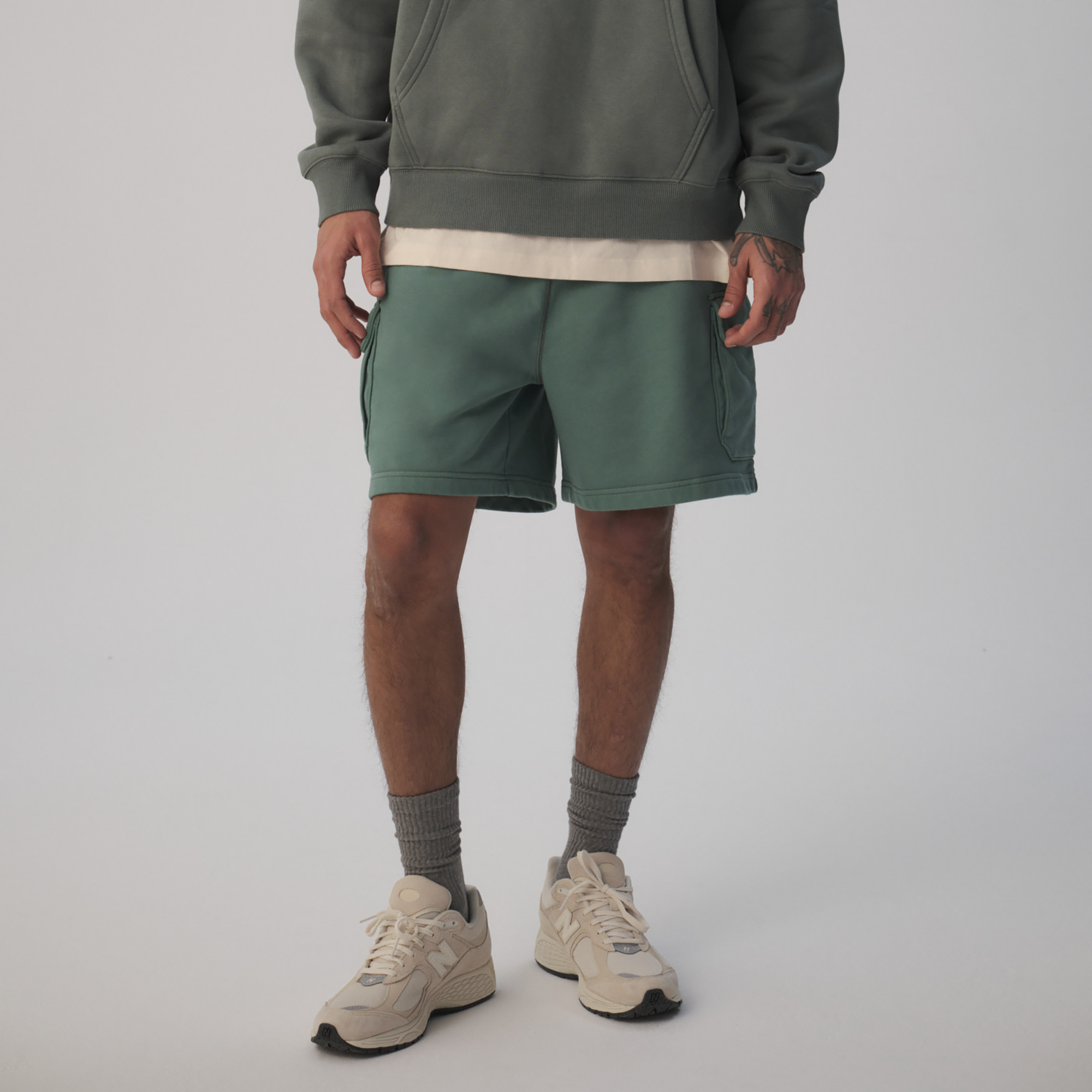 LCKR Based French Terry Cargo Shorts - Men's | Foot Locker