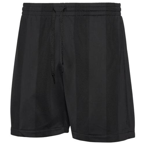  - LCKR Brentwood Striped Mesh Shorts - Black