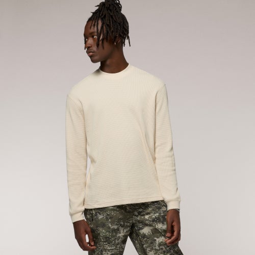 Lckr Mens  Bucks Thermal L/s T-shirt In Neutral