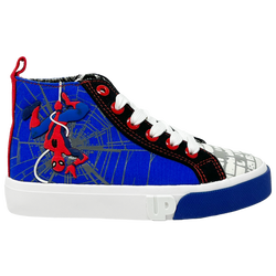 Girls' Preschool - Ground Up Spiderman High Top - Royal/Red