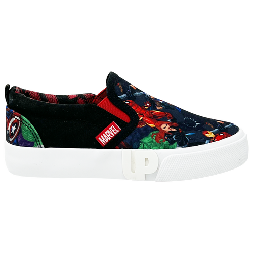 

Boys Preschool Ground Up Ground Up Marvel Slip - Boys' Preschool Shoe Black/Multi Size 03.0