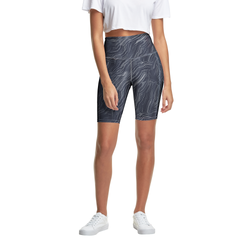 Women's - Champion Marble Bike Shorts - Grey/Grey