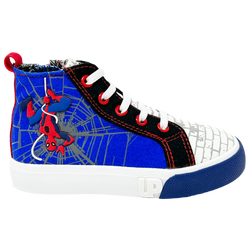 Boys' Toddler - Ground Up Spiderman High Top - White/Black