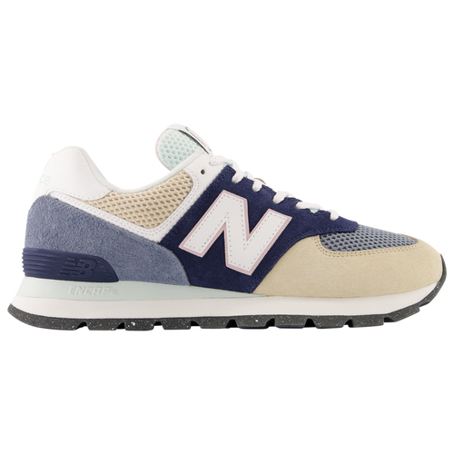 

New Balance Mens New Balance 574 Rugged - Mens Running Shoes Tan/White/Blue Size 9.0