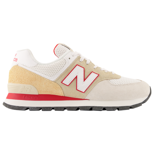 

New Balance Mens New Balance 574 Rugged - Mens Running Shoes Orange/White/Tan Size 8.5