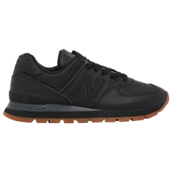 Men's - New Balance 574 - Black/Black/Gum